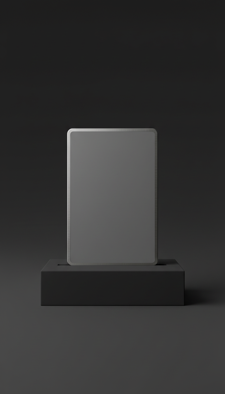 Polished Nickel-Edged NFC Identity Card